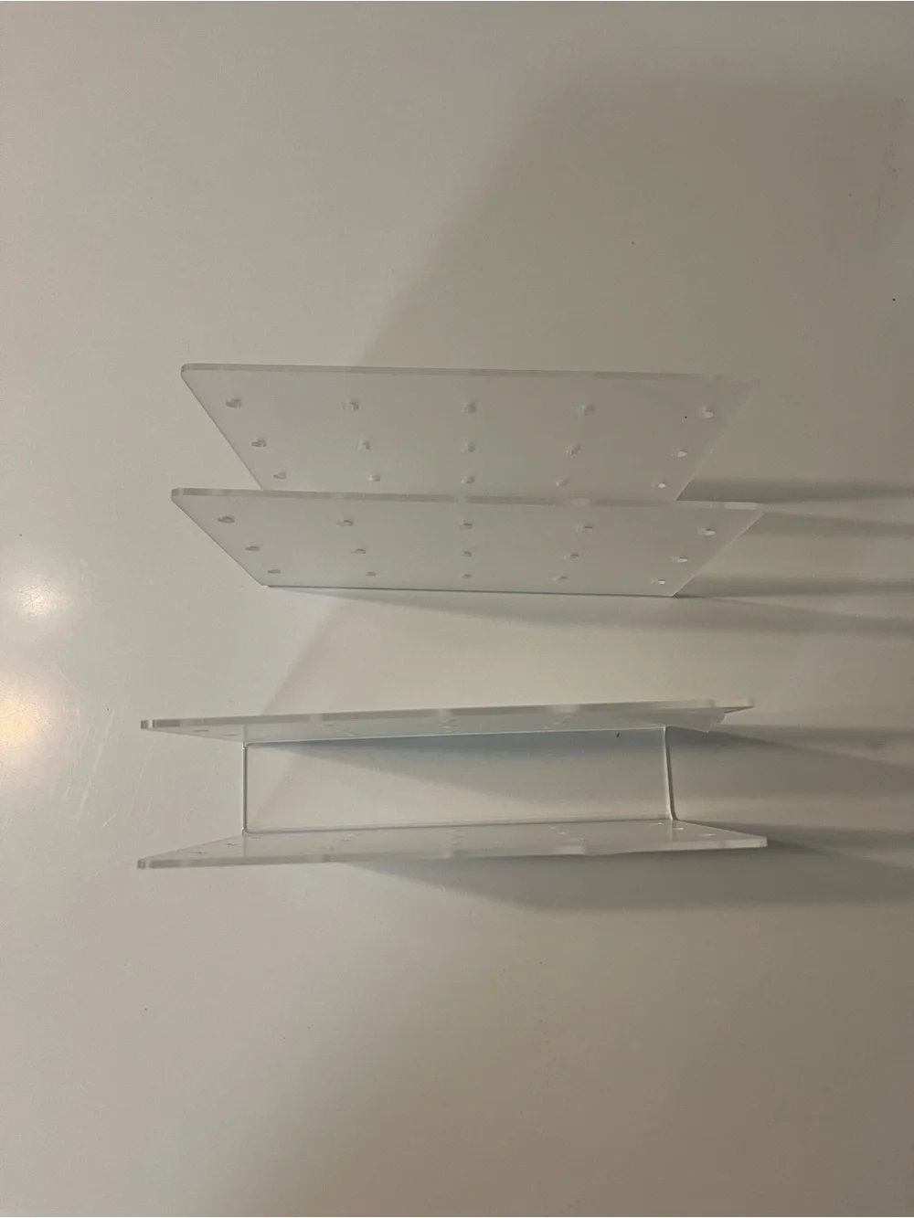 NWT Clear cake pop tray & Accessory Protective Sleeve with Gold Ties